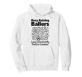 Busy Raising Ballers Easily Hoodie - Fun Novelty Design for Adults - T-Shirt, Sweatshirt, Hoodie