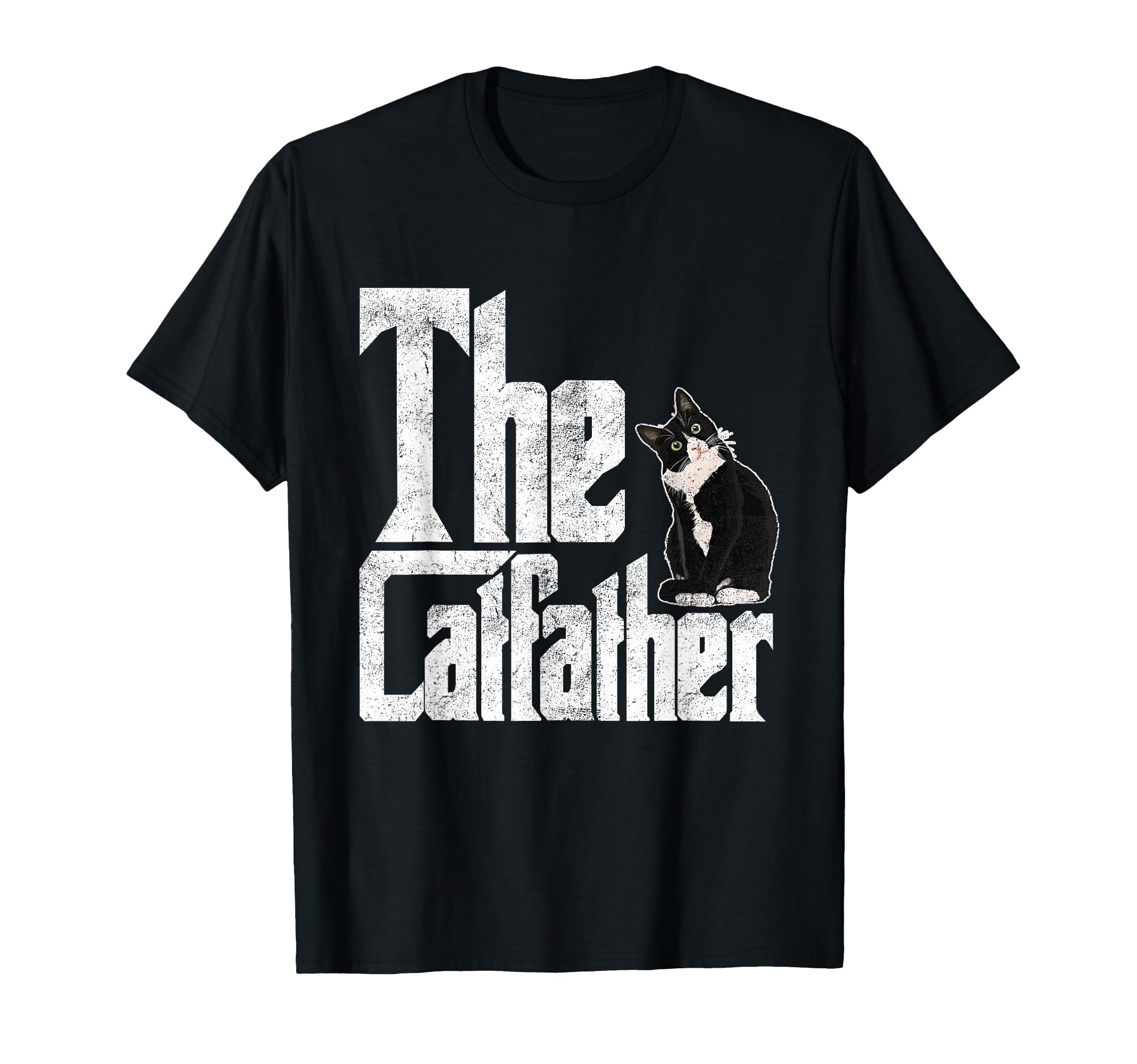 Catfather Cat Father Mafia Whiskers T-Shirt - Streetwear Style for Adults - T-Shirt, Sweatshirt, Hoodie