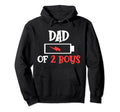 Dad 2 Fathers Day Hoodie - Streetwear Style Unisex - T-Shirt, Sweatshirt, Hoodie
