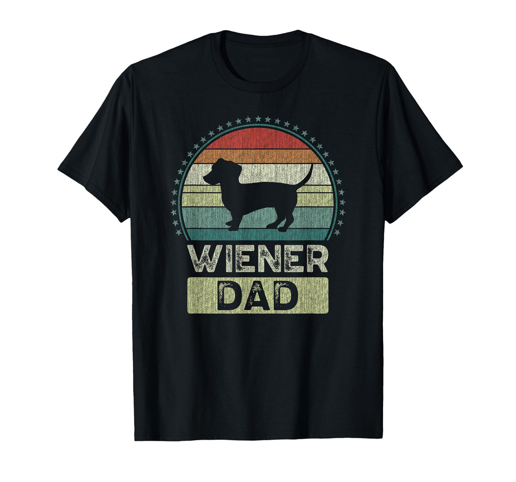 Wiener Dad Fathers Day Dachshund Daddy T-Shirt - Trendy Graphic for Adults - T-Shirt, Sweatshirt, Hoodie