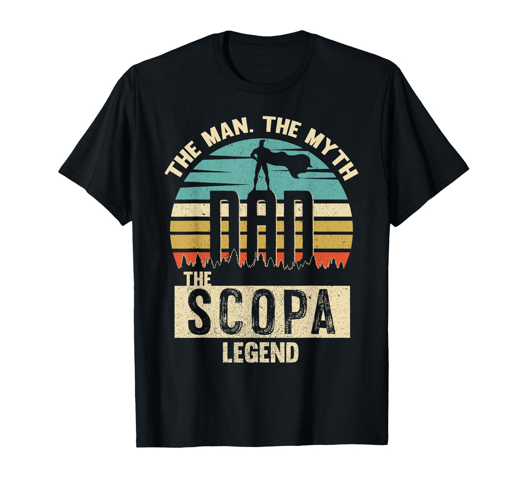 Myth Legend Dad Scopa T-Shirt - Trendy Graphic Unisex - T-Shirt, Sweatshirt, Hoodie