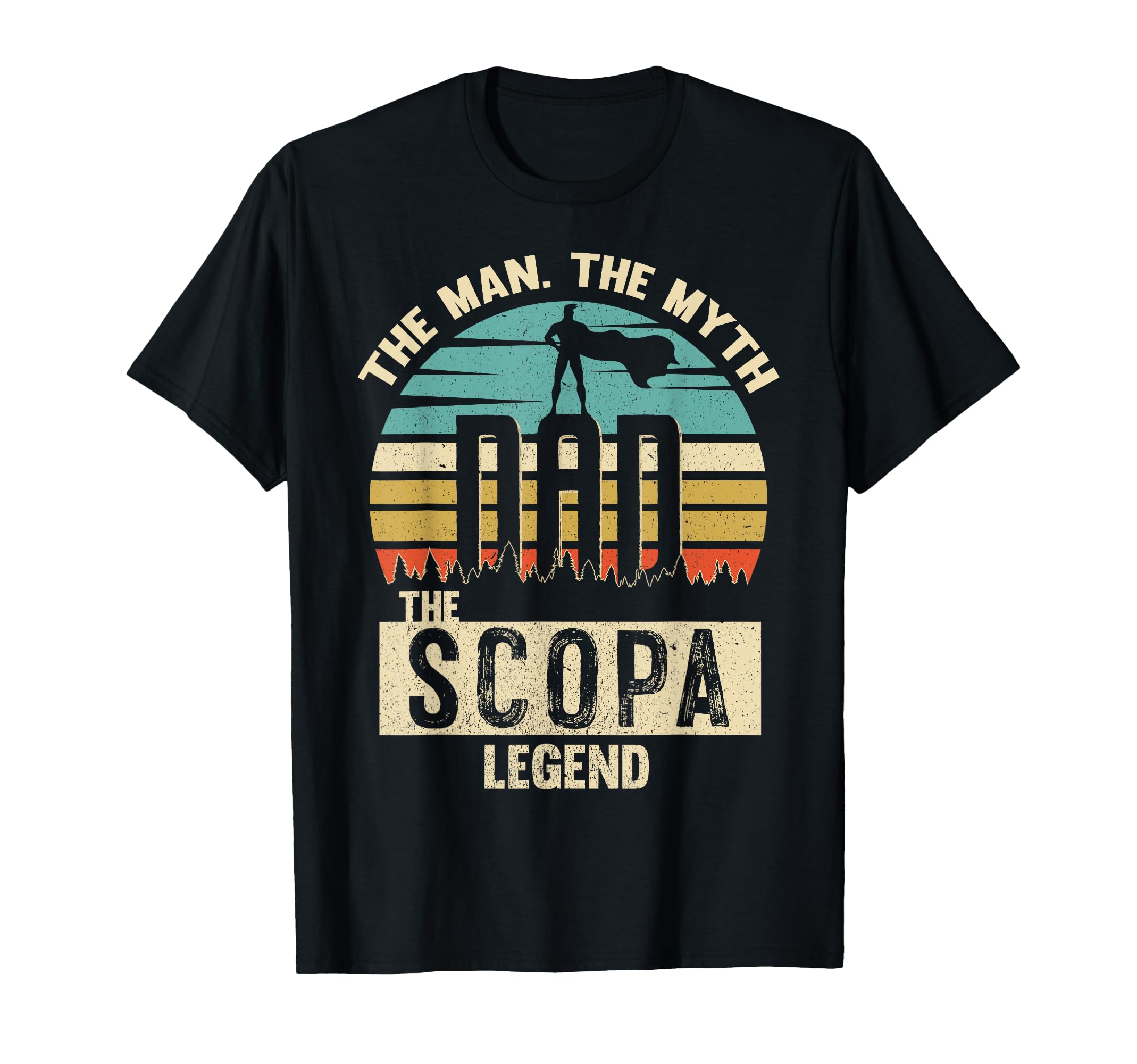 Myth Legend Dad Scopa T-Shirt - Trendy Graphic Unisex - T-Shirt, Sweatshirt, Hoodie