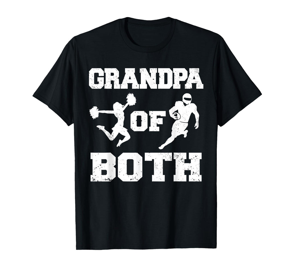 Grandpa Both Funny Football And Cheer T-Shirt - Aesthetic Graphic Unisex - T-Shirt, Sweatshirt, Hoodie