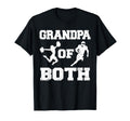 Grandpa Both Funny Football And Cheer T-Shirt - Aesthetic Graphic Unisex - T-Shirt, Sweatshirt, Hoodie