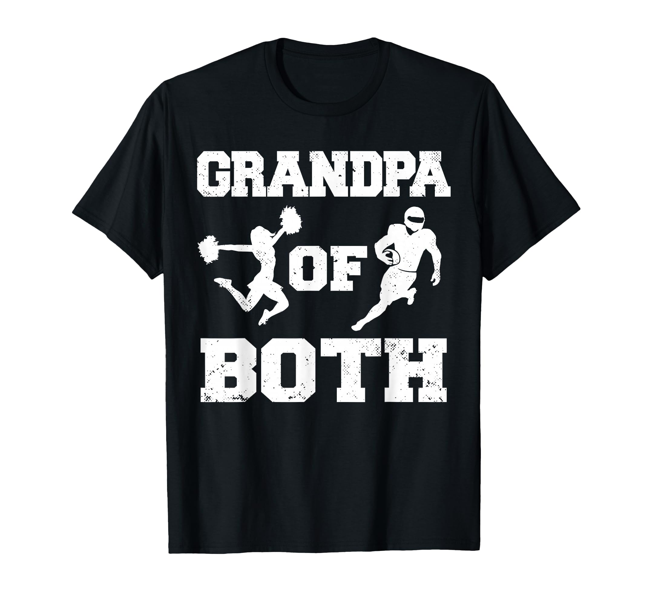 Grandpa Both Funny Football And Cheer T-Shirt - Aesthetic Graphic Unisex - T-Shirt, Sweatshirt, Hoodie