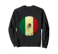 Mexico Flag Dahlia National Flower Sweatshirt - Custom Art Print Unisex - T-Shirt, Sweatshirt, Hoodie