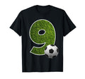 Number 9 Years Soccer 9Th Birthday T-Shirt - Graphic Print Unisex - T-Shirt, Sweatshirt, Hoodie
