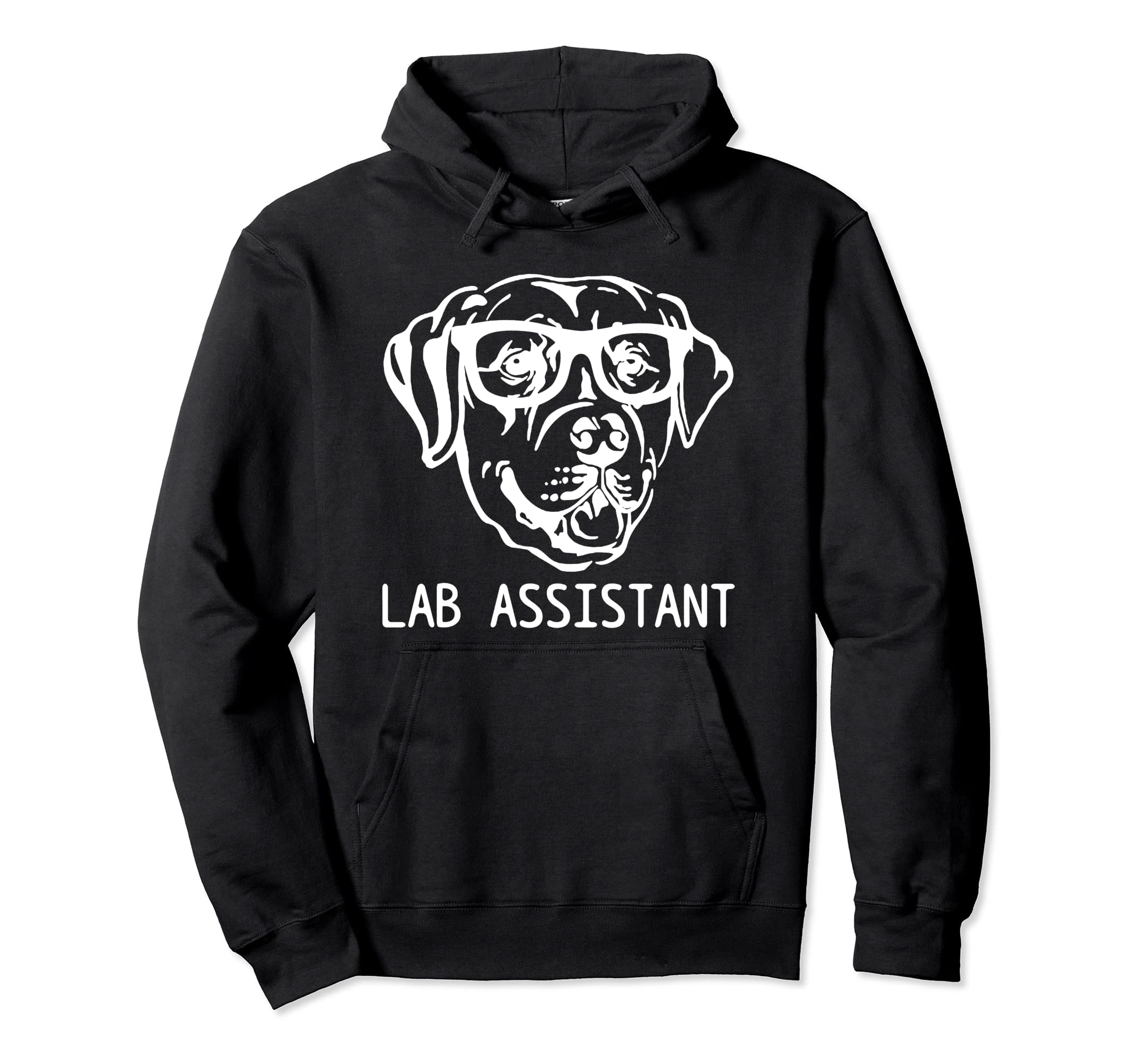 Lab Assistant Funny Labrador Hoodie - Aesthetic Graphic Men Women - T-Shirt, Sweatshirt, Hoodie