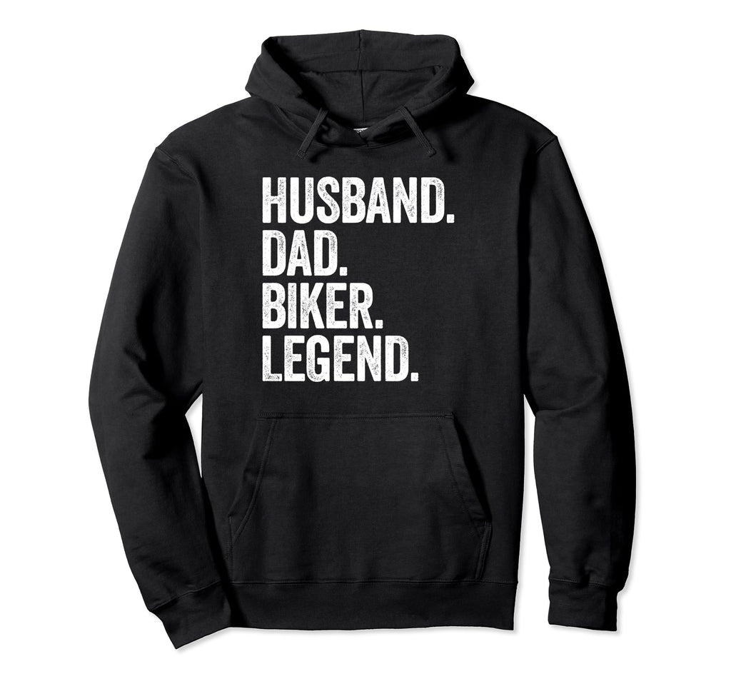 Husband Dad Biker Funny Motorcycle Dirt Hoodie - Fun Novelty Design Unisex - T-Shirt, Sweatshirt, Hoodie