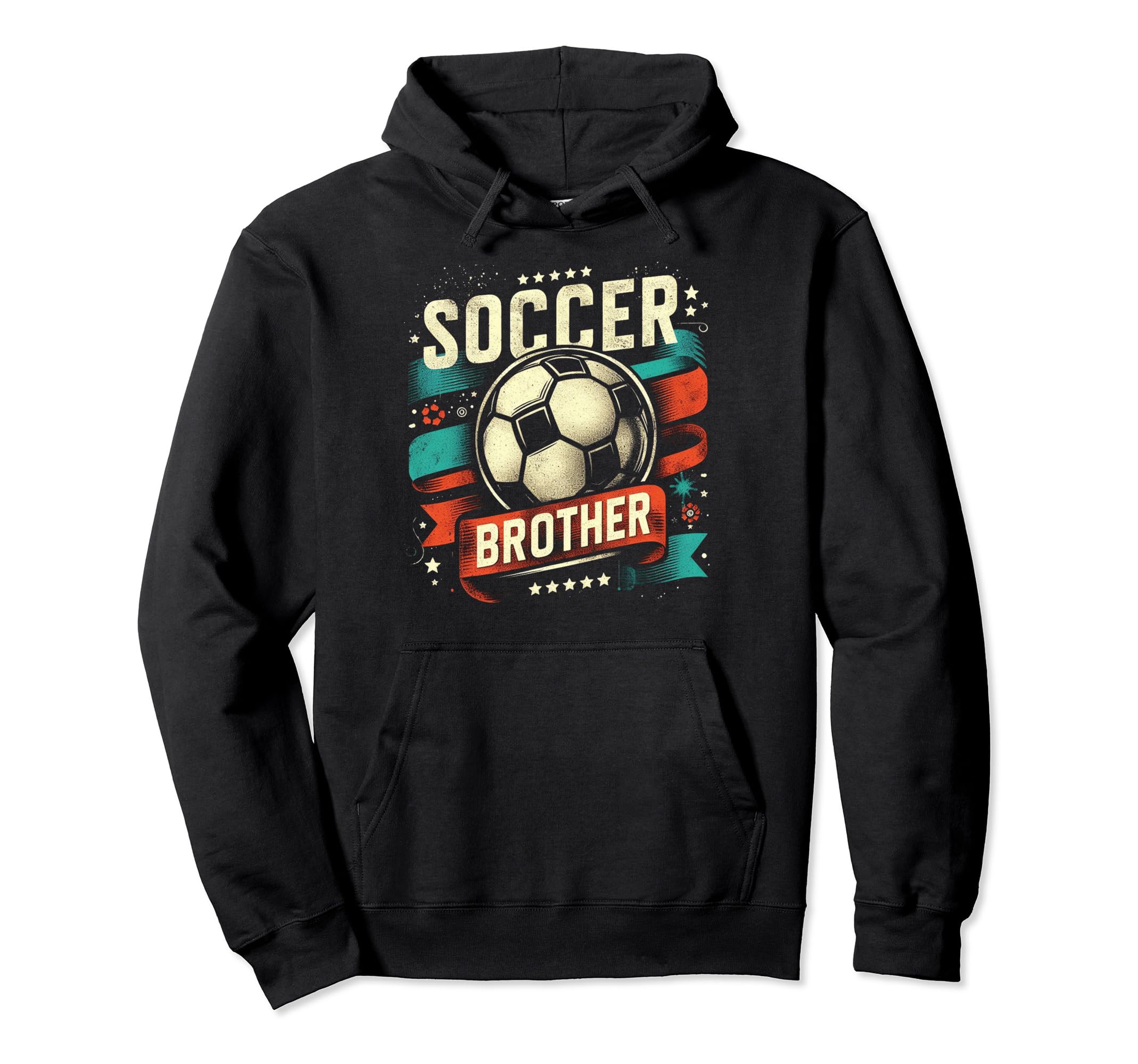 Soccer Brother Family Matching Team Hoodie - Graphic Print Men Women - T-Shirt, Sweatshirt, Hoodie