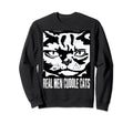 Real Cuddle Cats Mens Cat Daddy Dad Sweatshirt - Graphic Print Unisex - T-Shirt, Sweatshirt, Hoodie