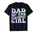 Dad Birthday Tie Dye Colorful 1St Bday T-Shirt - Custom Art Print Men Women - T-Shirt, Sweatshirt, Hoodie