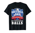 Softball Dad Like Baseball Dad Us T-Shirt - Minimalist Print Men Women - T-Shirt, Sweatshirt, Hoodie