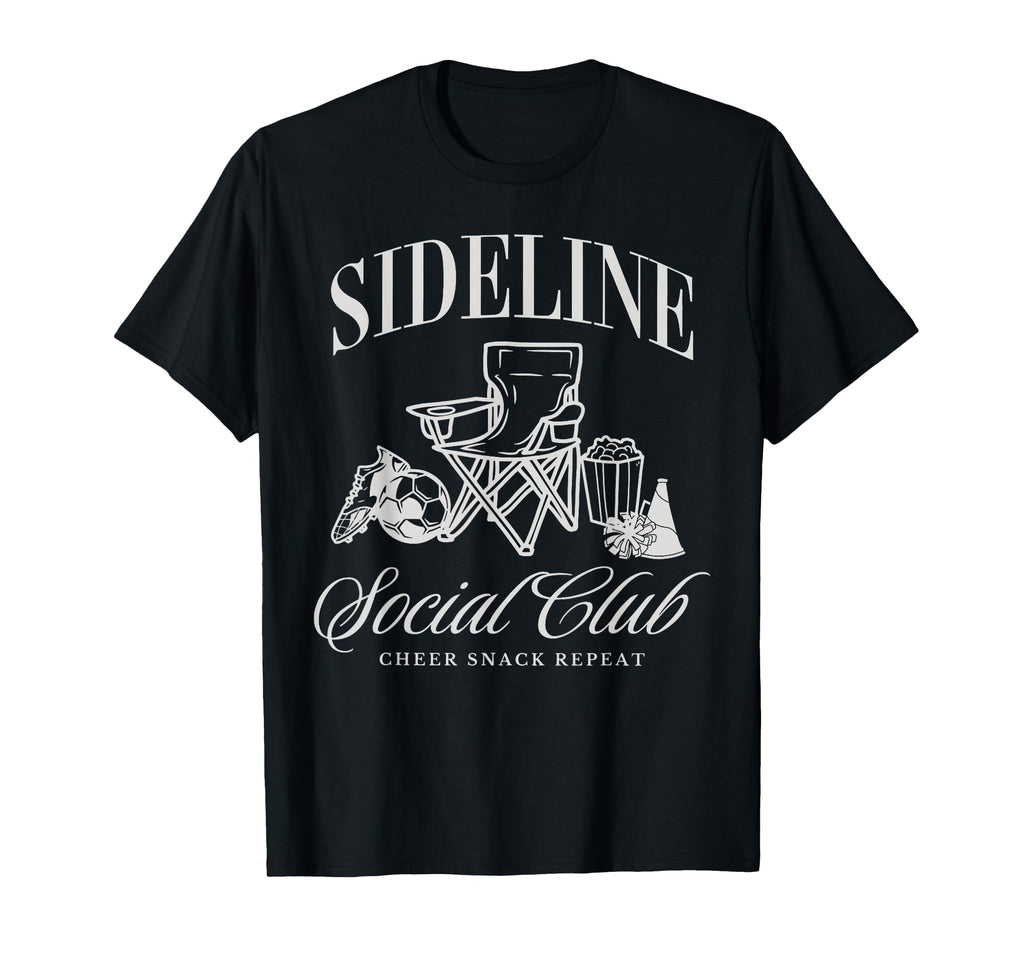 Sideline Social Club Cheer Snack T-Shirt - Minimalist Print Men Women - T-Shirt, Sweatshirt, Hoodie