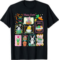 Happy Easter 2026 Cute Bunny Eggs Day Girl Women - Adult & Kids T-Shirts, Sweatshirts & Hoodies apparel design preview 1