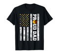 Proud Dad American Flag Funny T-Shirt - Aesthetic Graphic Men Women - T-Shirt, Sweatshirt, Hoodie