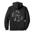 Shut Up And Ride Skeleton Motorcycle Hoodie - Minimalist Print Unisex - T-Shirt, Sweatshirt, Hoodie