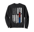 Us Flag Best Dad Ever Fathers Day Sweatshirt - Fun Novelty Design Unisex - T-Shirt, Sweatshirt, Hoodie