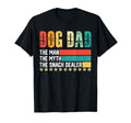 Dog Dad Myth Snack Dealer Father Day T-Shirt - Custom Art Print for Adults - T-Shirt, Sweatshirt, Hoodie
