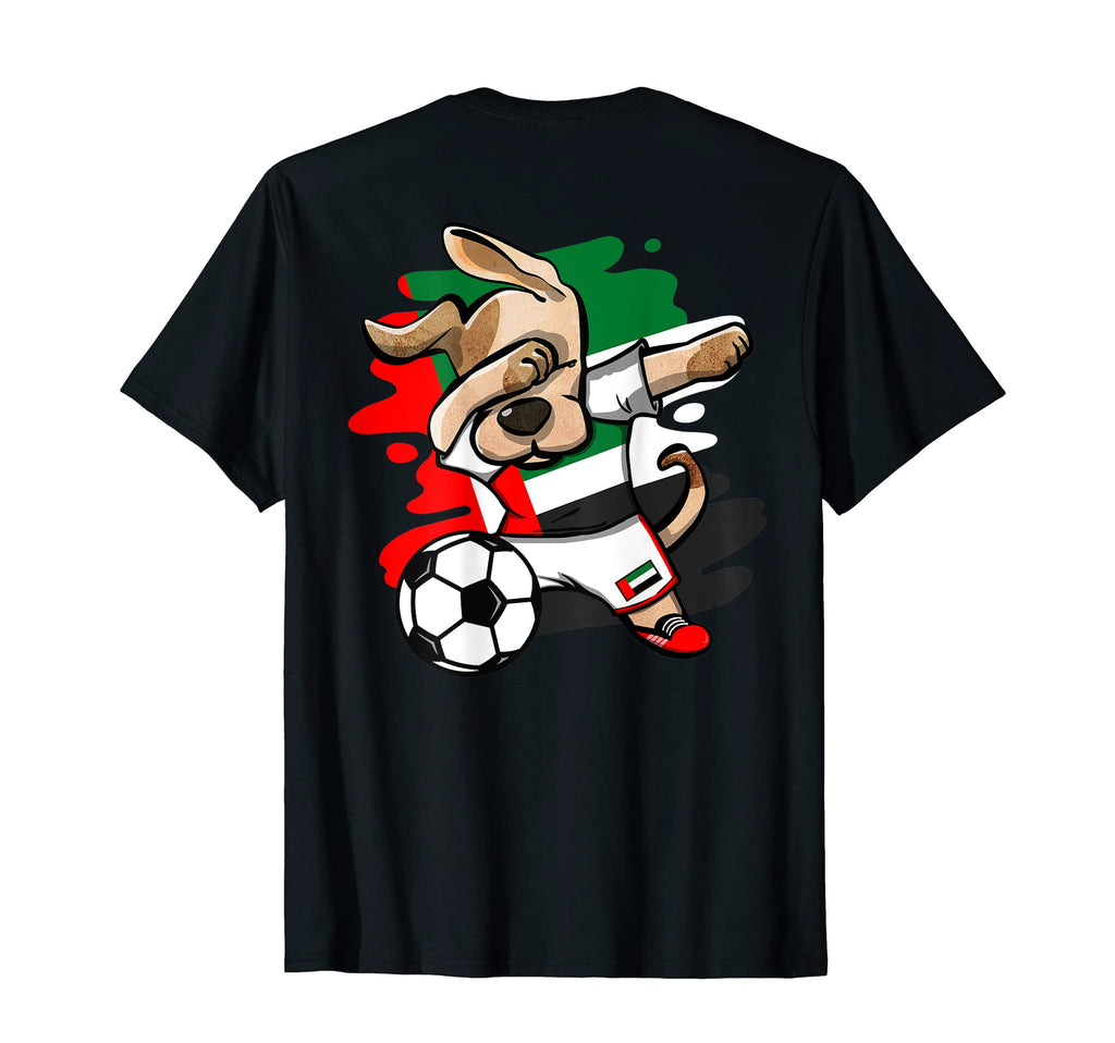 Dabbing Dog United Arab Emirates Soccer T-Shirt - Aesthetic Graphic Unisex - T-Shirt, Sweatshirt, Hoodie