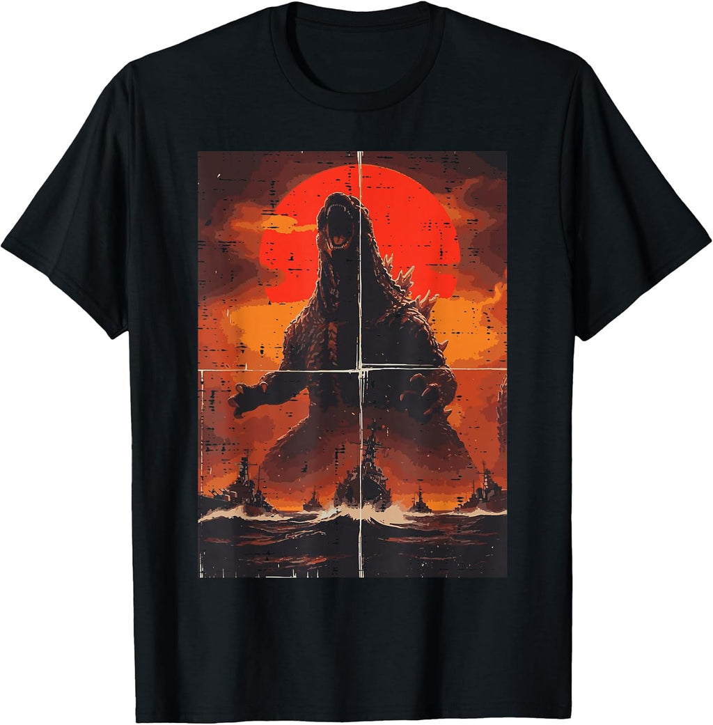 Japanese Monster War Ships Kaiju Anime Men Boys Kids - Adult & Kids T-Shirts, Sweatshirts & Hoodies apparel design preview 1