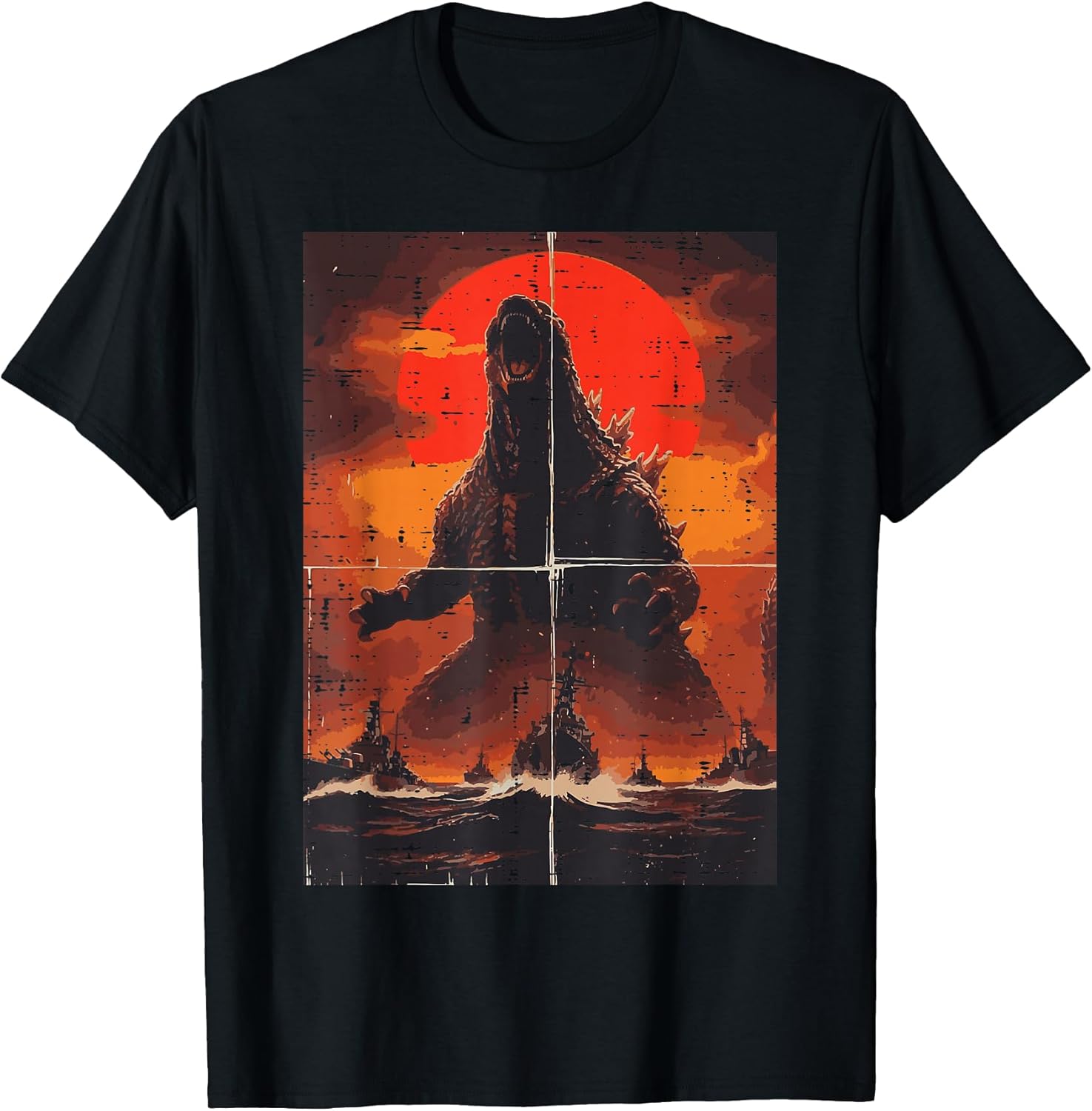 Japanese Monster War Ships Kaiju Anime Men Boys Kids - Adult & Kids T-Shirts, Sweatshirts & Hoodies apparel design preview 1