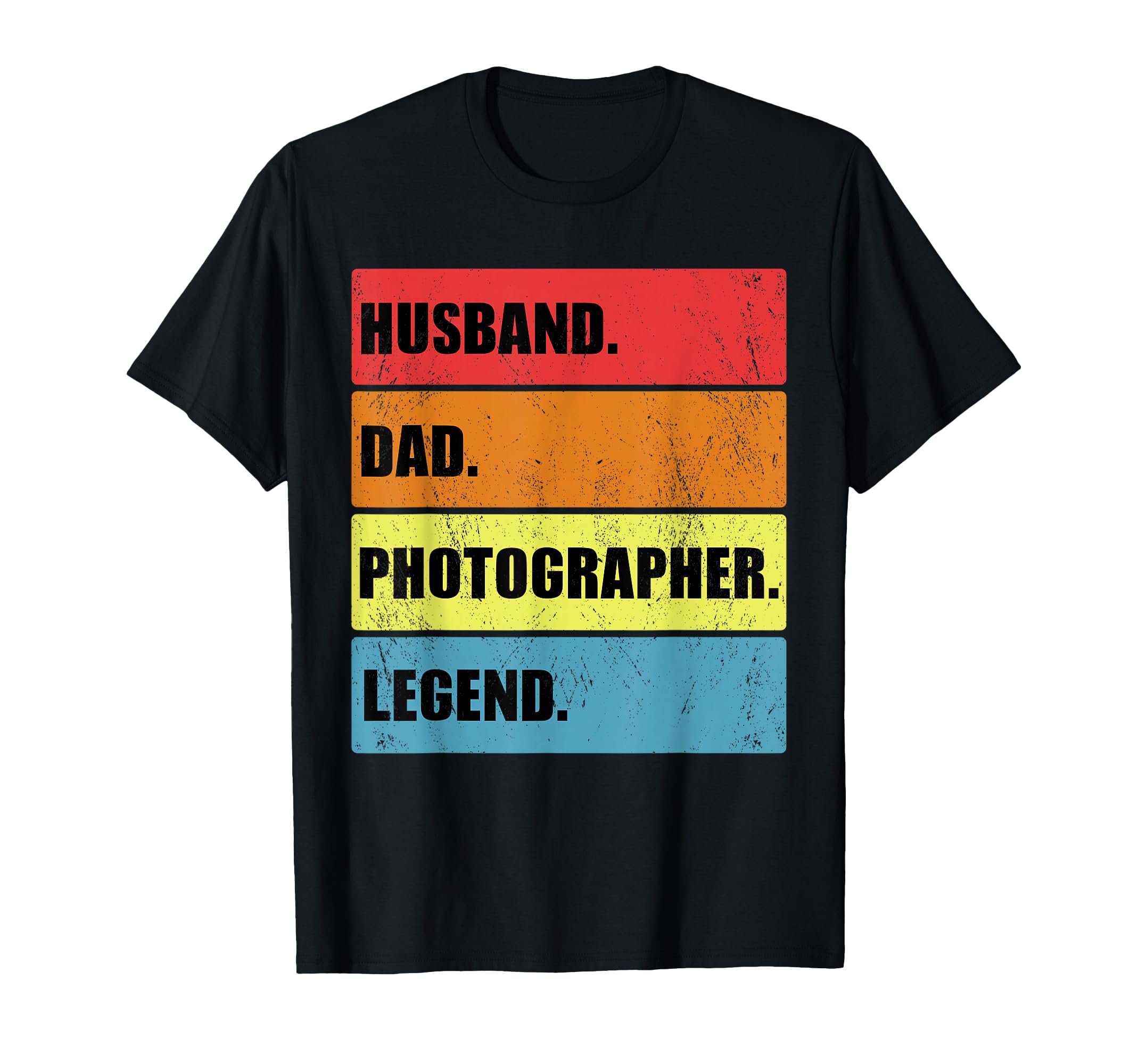 Husband Dad Photographer Legend T-Shirt - Fun Novelty Design for Adults - T-Shirt, Sweatshirt, Hoodie