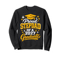 Graduation School Proud Stepdad Class Sweatshirt - Graphic Print Men Women - T-Shirt, Sweatshirt, Hoodie