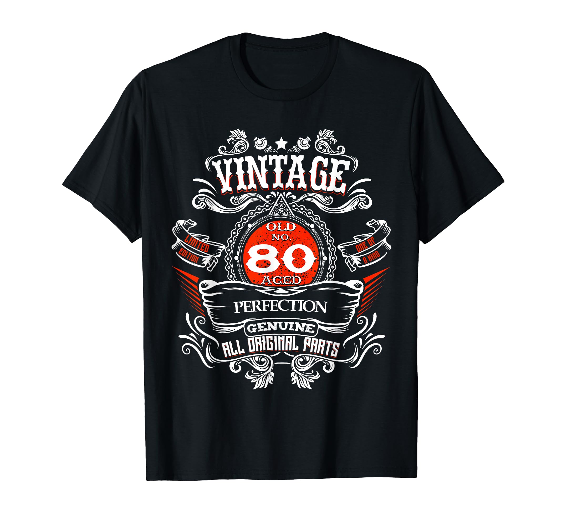 80Th Birthday 1940 80 Years Old Gift T-Shirt - Graphic Print Men Women - T-Shirt, Sweatshirt, Hoodie