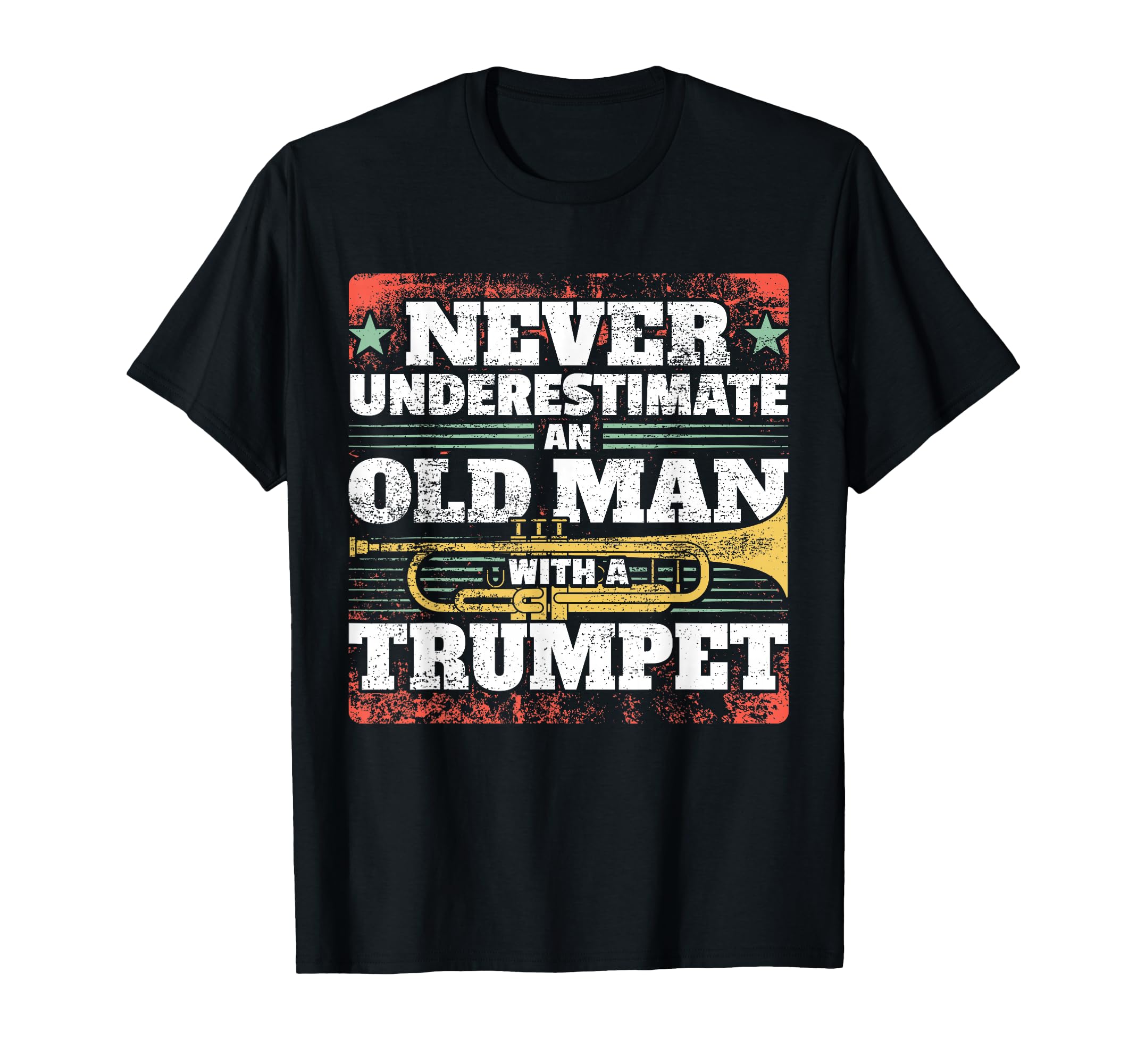 Dad Trumpet Player Grandpa Trumpet T-Shirt - Minimalist Print for Adults - T-Shirt, Sweatshirt, Hoodie
