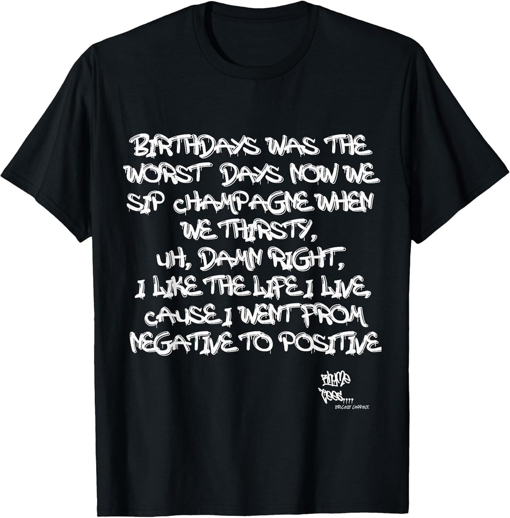 Old School Rap Hip HOP Merch Juicy Positive Quote - Adult & Kids T-Shirts, Sweatshirts & Hoodies apparel design preview 1
