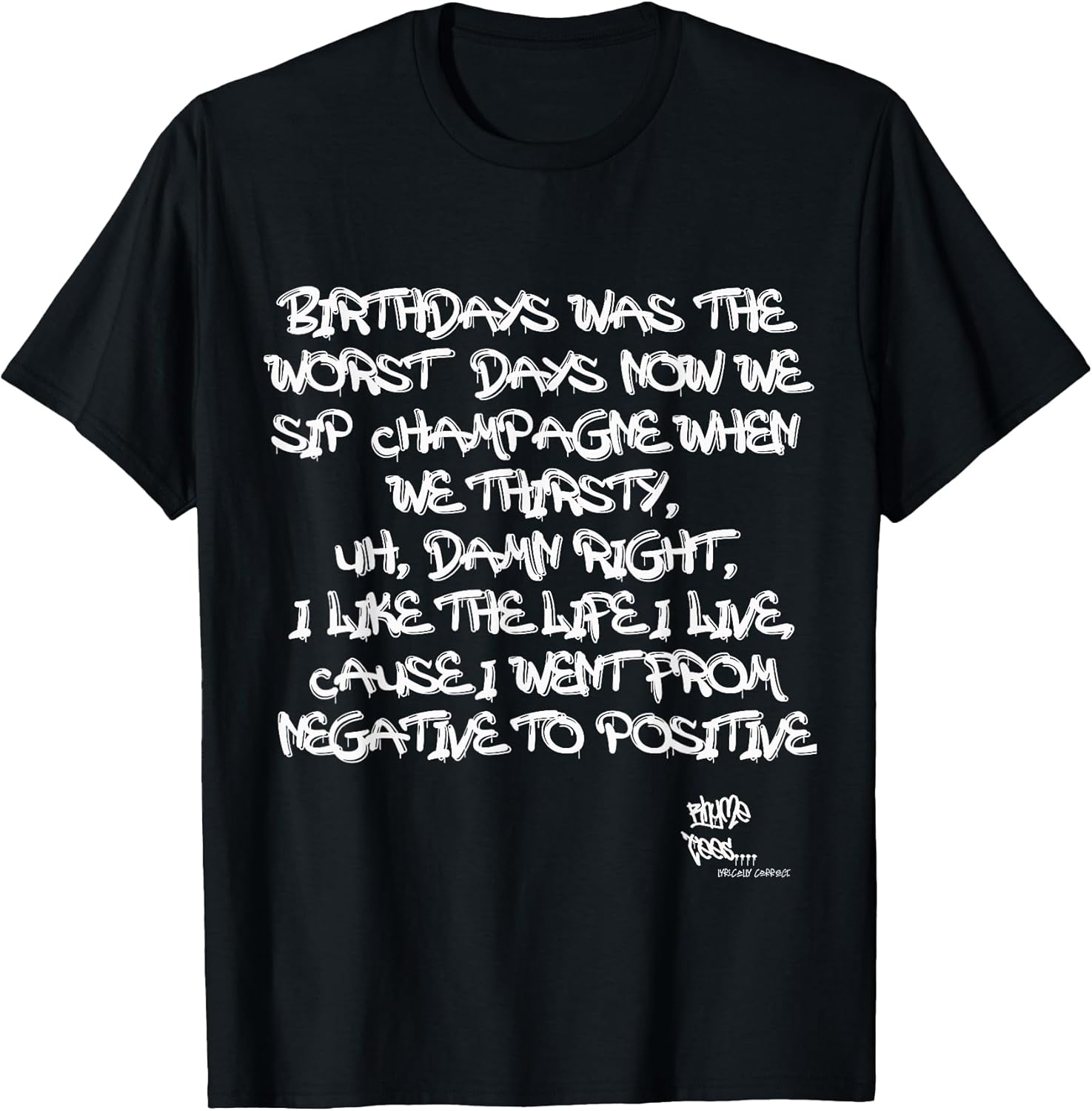 Old School Rap Hip HOP Merch Juicy Positive Quote - Adult & Kids T-Shirts, Sweatshirts & Hoodies apparel design preview 1