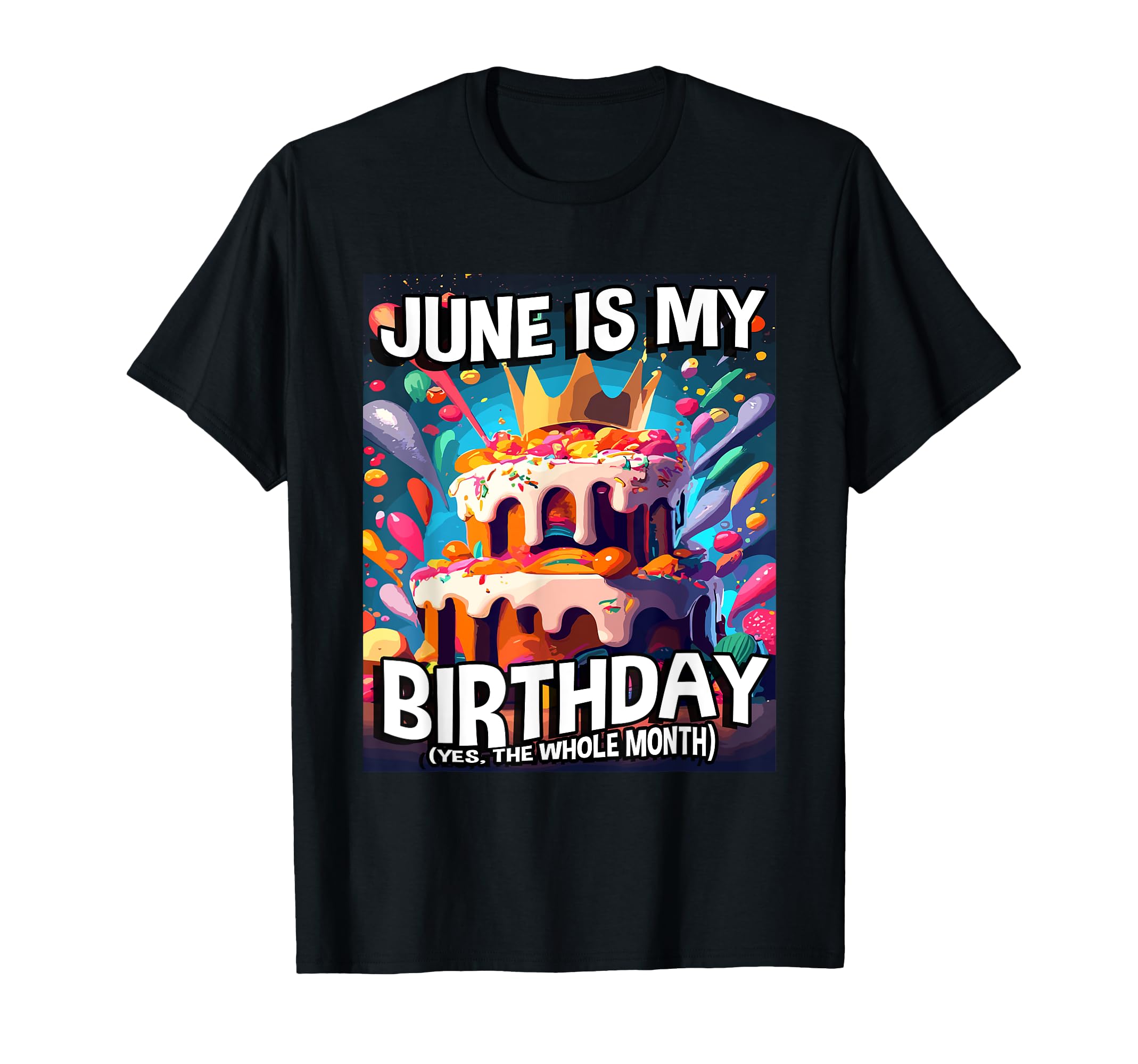 June Is My Birthday Birthday T-Shirt - Minimalist Print for Adults - T-Shirt, Sweatshirt, Hoodie