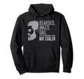 Bearded Inked Dad Funny Beards And Hoodie - Graphic Print Men Women - T-Shirt, Sweatshirt, Hoodie