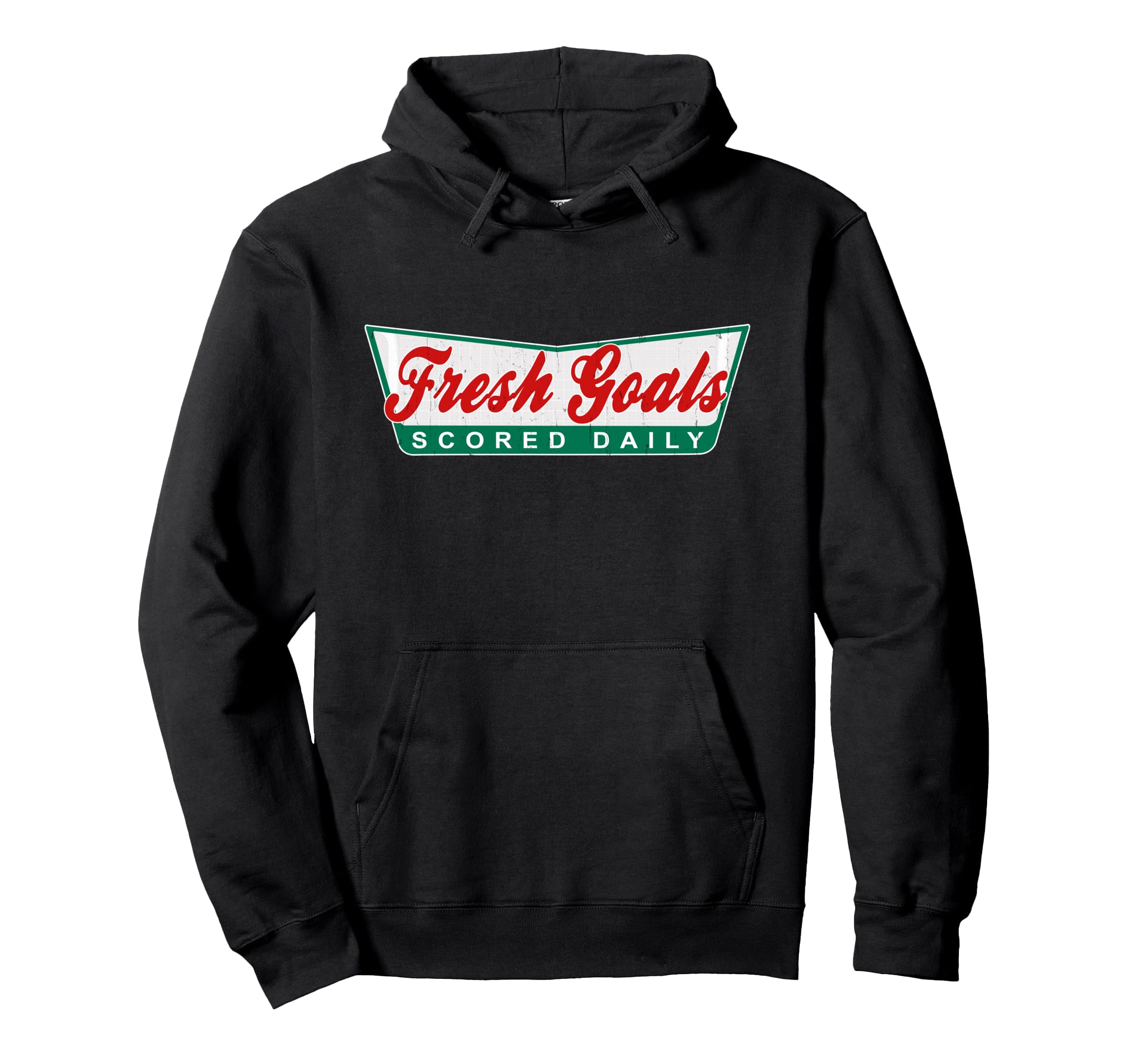 Soccer Fresh Goals Scored Daily Hoodie - Aesthetic Graphic for Adults - T-Shirt, Sweatshirt, Hoodie