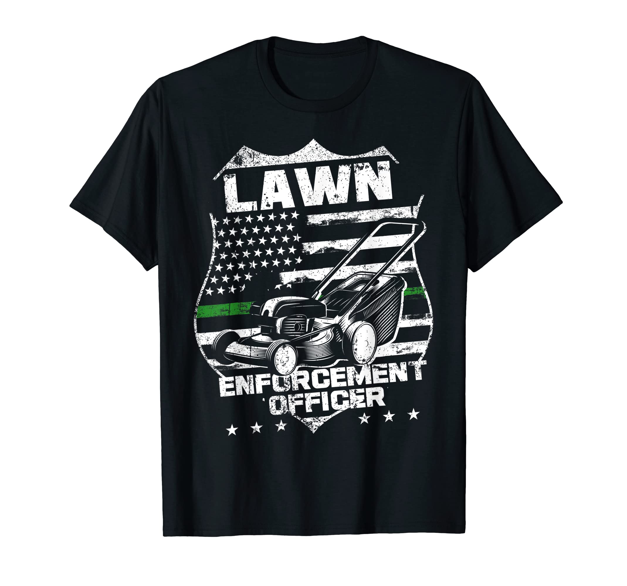 Lawn Enforcement Officer Gardening T-Shirt - Minimalist Print for Adults - T-Shirt, Sweatshirt, Hoodie