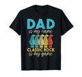 Dad Is My Name Rock Is My Game Rock Dad T-Shirt - Aesthetic Graphic Unisex - T-Shirt, Sweatshirt, Hoodie