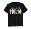 Baseball Mama Leopard Baseball Mom T-Shirt - Aesthetic Graphic Men Women - T-Shirt, Sweatshirt, Hoodie