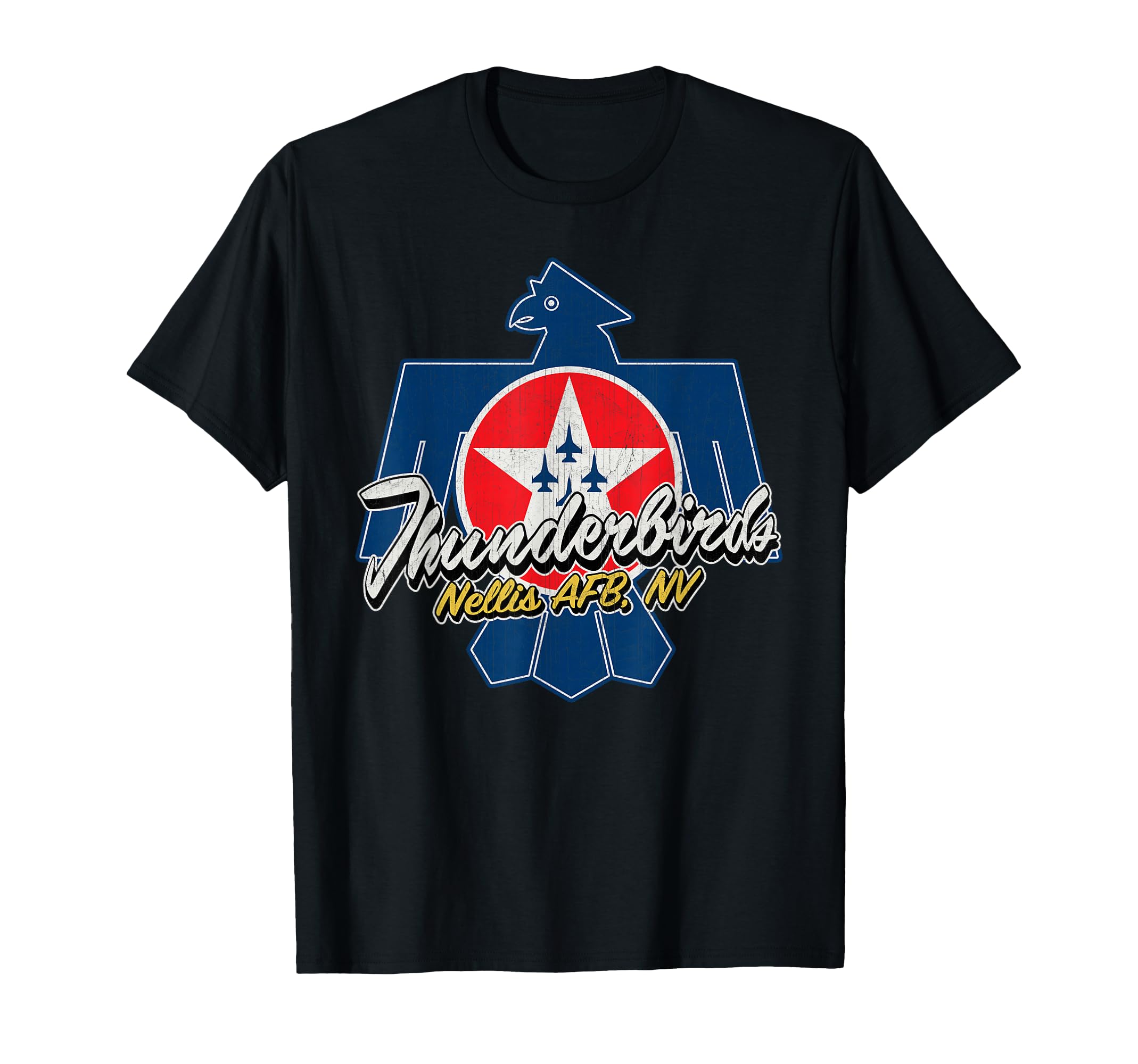 Usaf Thunderbirds F16 57Th Wing T-Shirt - Novelty Apparel for Adults - T-Shirt, Sweatshirt, Hoodie