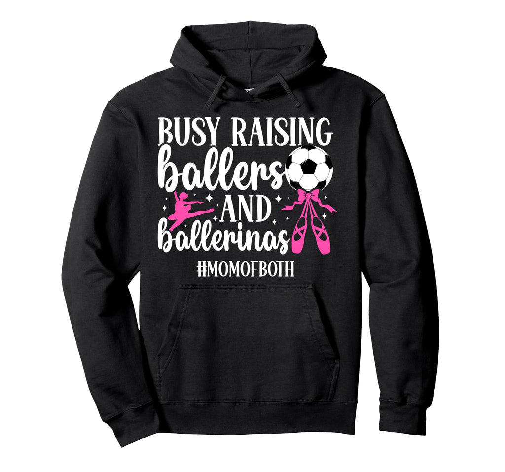 Mom Both Dance And Soccer Mom Dancing Hoodie - Graphic Print for Adults - T-Shirt, Sweatshirt, Hoodie
