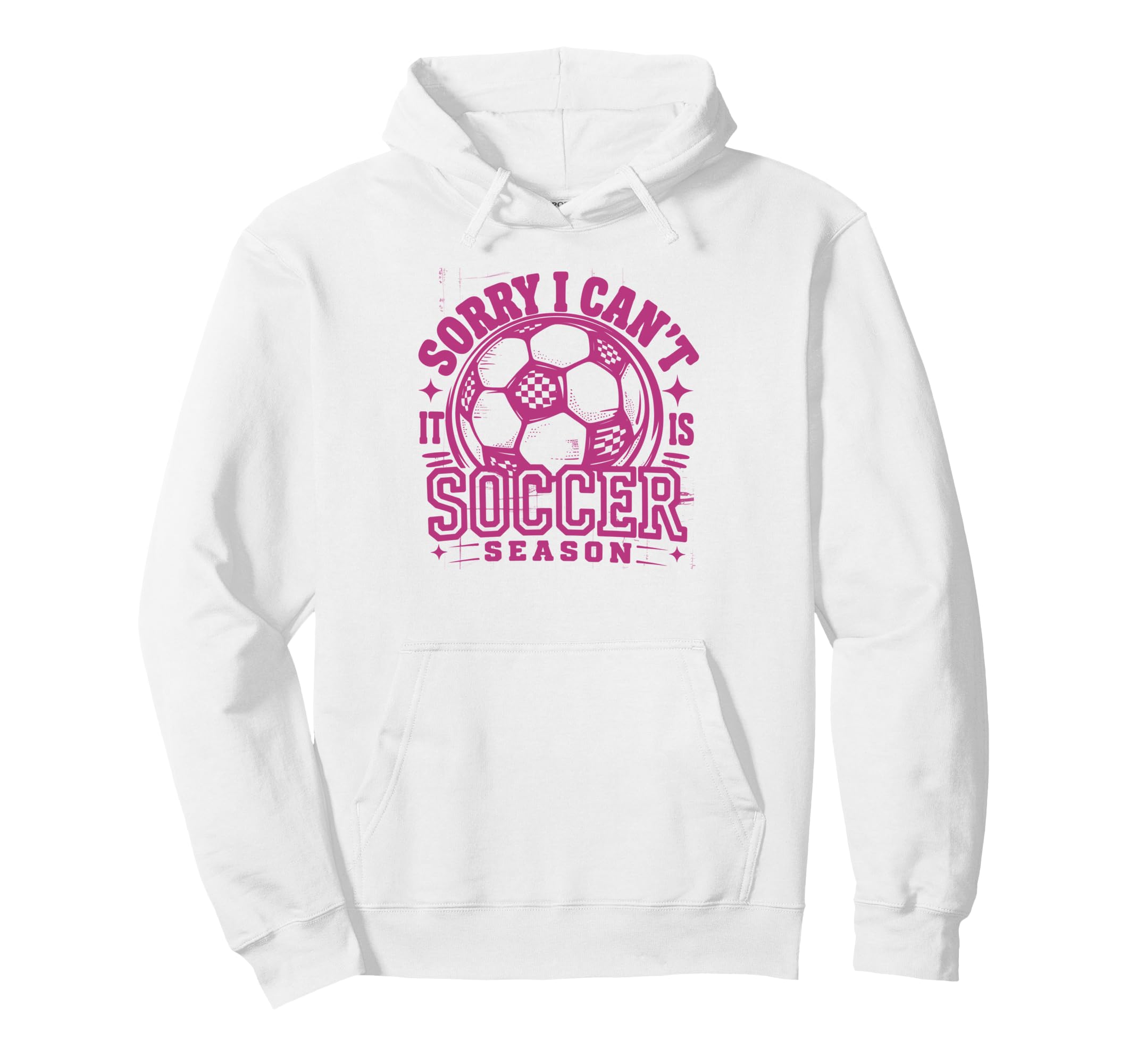 Sorry I Cant Soccer Mommy Mama Hoodie - Fun Novelty Design for Adults - T-Shirt, Sweatshirt, Hoodie