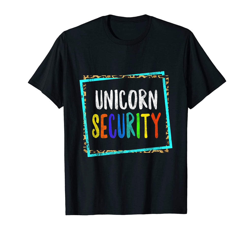 Halloween Costume Unicorn Security Dad T-Shirt - Unique Graphic Men Women - T-Shirt, Sweatshirt, Hoodie
