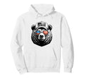 Papa Bear Face Sunglases 4Th July Hoodie - Custom Art Print Men Women - T-Shirt, Sweatshirt, Hoodie