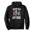 Proud Autism Dad Toughest Awareness Hoodie - Custom Art Print Unisex - T-Shirt, Sweatshirt, Hoodie