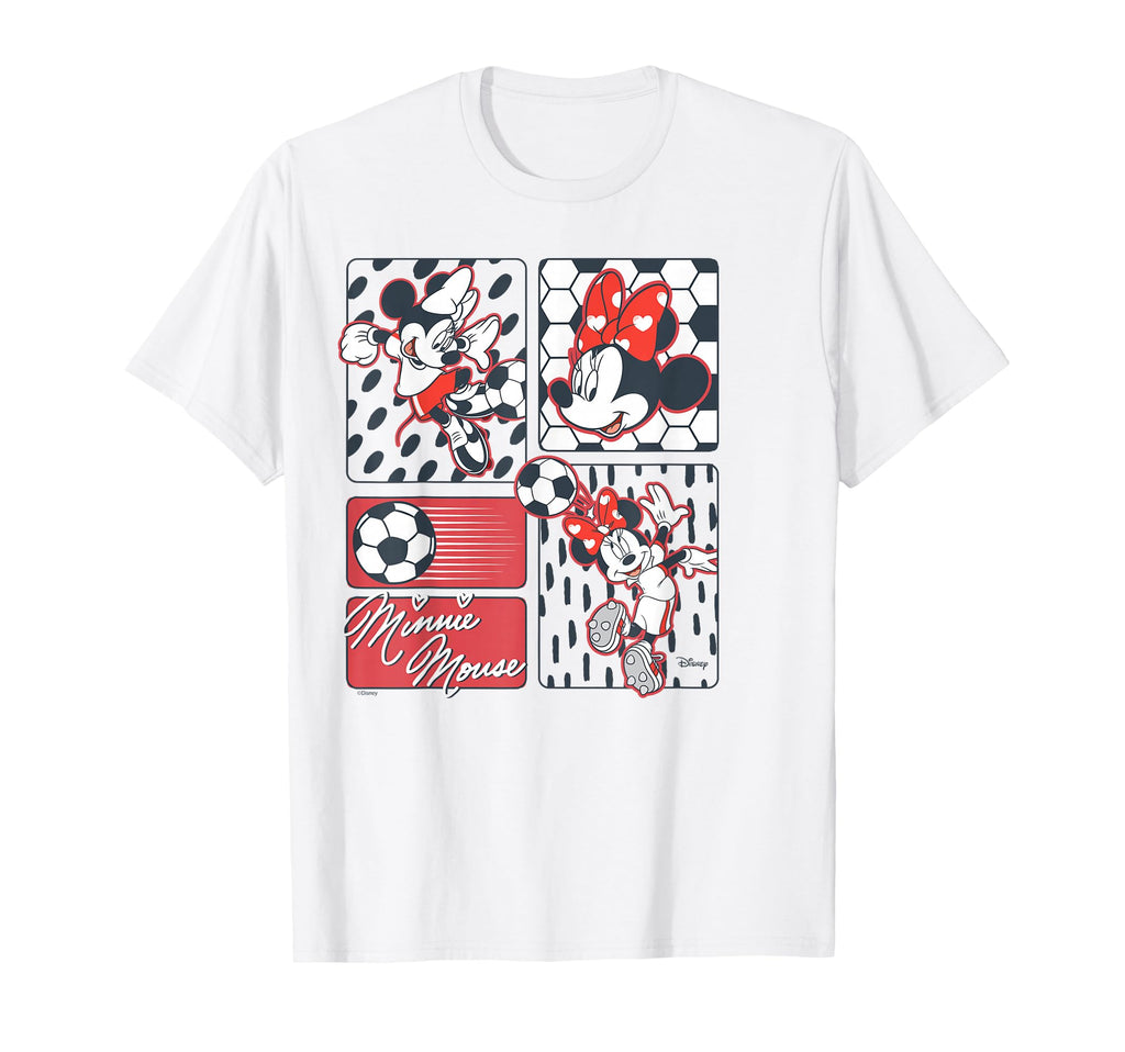 Minnie Soccer Grid T-Shirt - Streetwear Style Unisex - T-Shirt, Sweatshirt, Hoodie
