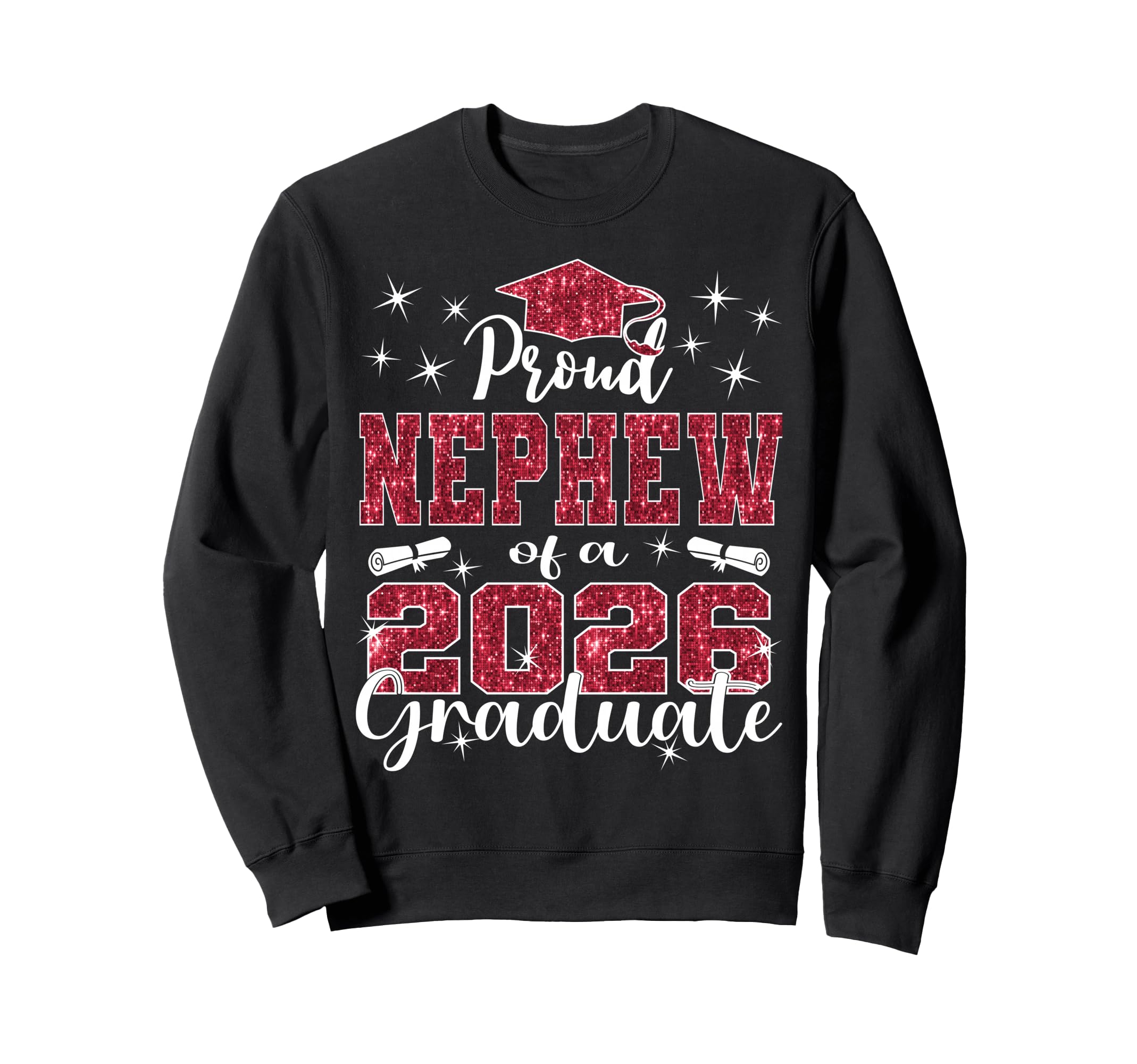 Super Proud Nephew 2026 Sweatshirt - Fun Novelty Design for Adults - T-Shirt, Sweatshirt, Hoodie