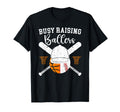 Busy Raising Ballers Basketball Baseball T-Shirt - Minimalist Print Unisex - T-Shirt, Sweatshirt, Hoodie