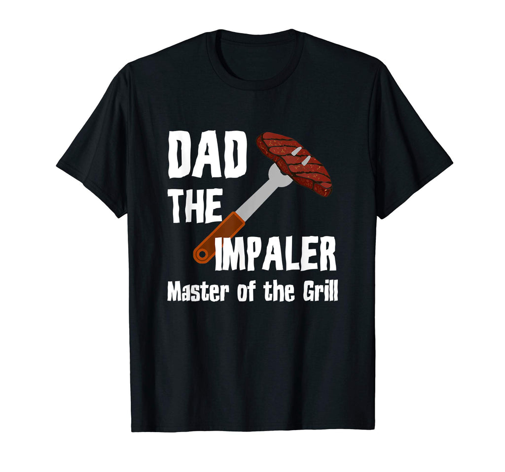 Dad Impaler Master Grill Funny Dad T-Shirt - Minimalist Print Men Women - T-Shirt, Sweatshirt, Hoodie