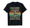 Euchre Legend 57 Years Old Awesome T-Shirt - Custom Art Print Men Women - T-Shirt, Sweatshirt, Hoodie