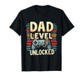 Dad Level Unlocked Funny Gamer Dad T-Shirt - Graphic Print Men Women - T-Shirt, Sweatshirt, Hoodie